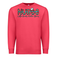 Cardinal coffee scrubs and rubber gloves Premium Sweatshirt - CowhideDigitalArt