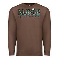 Chestnut coffee scrubs and rubber gloves Premium Sweatshirt - CowhideDigitalArt