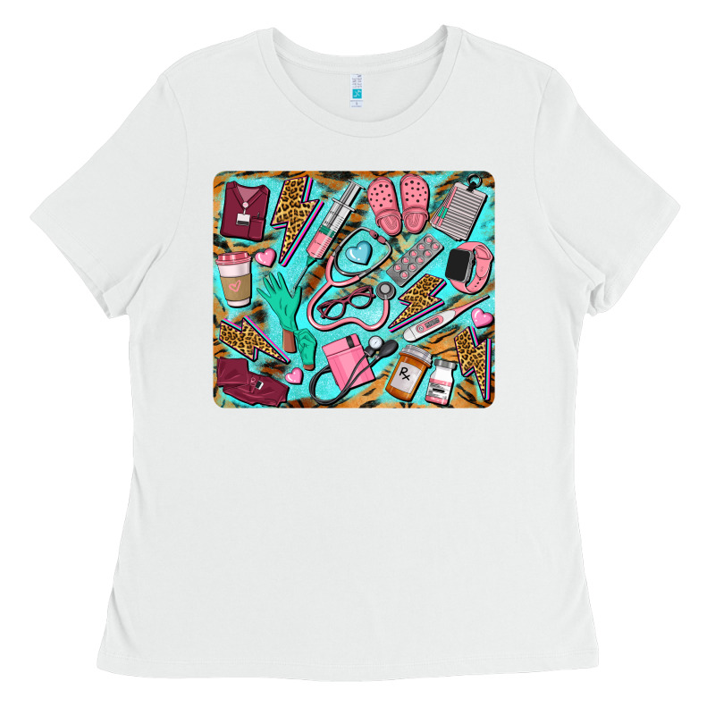 Nurse Mousepad Ladies Tee by BarkalooDesign | Teevron