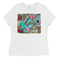 White nurse mousepad Ladies Tee - BarkalooDesign