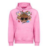 Fuchsia Pink autism awareness cow Urban Hoodie - MaliasSmallBusiness
