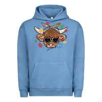 Autism Awareness Cow Urban Hoodie | Teevron