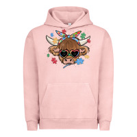 Pigment Salmon autism awareness cow Urban Hoodie - MaliasSmallBusiness