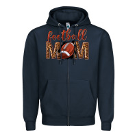 Navy football mom Zipper Hoodie - texasbilliewilder