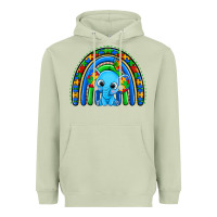 Matcha autism elephant rainbow Heavyweight Hoodie - Zillion Design Studio