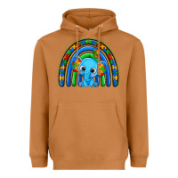Meerkat autism elephant rainbow Heavyweight Hoodie - Zillion Design Studio