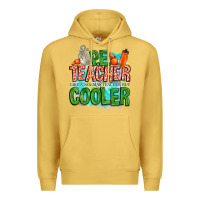 Antique Gold pe teacher but cooler Premium Hoodie - NancyCooperArtShop