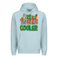 Blue Mist pe teacher but cooler Premium Hoodie - NancyCooperArtShop