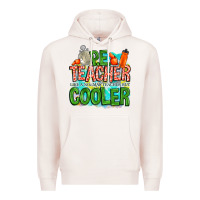 Pale Pink pe teacher but cooler Premium Hoodie - NancyCooperArtShop