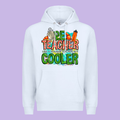 Pe Teacher But Cooler Premium Hoodie Designed By Nancycooperartshop