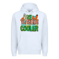 White pe teacher but cooler Premium Hoodie - NancyCooperArtShop