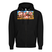 Black Pig Farm Zipper Hoodie - RanaPortraitStore