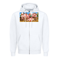White Pig Farm Zipper Hoodie - RanaPortraitStore