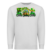 Dove Grey st patricks trucks Premium Sweatshirt - FaDigitalArtStudio