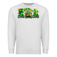 Oatmeal Heather st patricks trucks Premium Sweatshirt - FaDigitalArtStudio