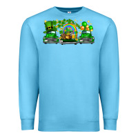 Ocean Blue st patricks trucks Premium Sweatshirt - FaDigitalArtStudio