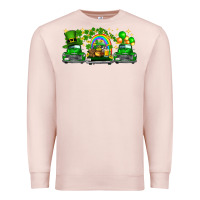 Pale Pink st patricks trucks Premium Sweatshirt - FaDigitalArtStudio