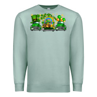 Seafoam st patricks trucks Premium Sweatshirt - FaDigitalArtStudio