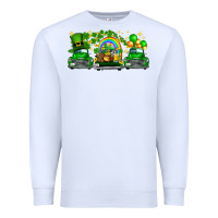 White st patricks trucks Premium Sweatshirt - FaDigitalArtStudio