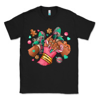 Black pink christmas black girl sneakers Classic Tee - RanaPortraitStore