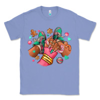 Colony Blue pink christmas black girl sneakers Classic Tee - RanaPortraitStore