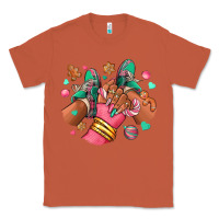 Copper pink christmas black girl sneakers Classic Tee - RanaPortraitStore