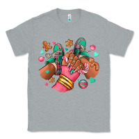 Heather Grey pink christmas black girl sneakers Classic Tee - RanaPortraitStore