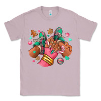 Lilac pink christmas black girl sneakers Classic Tee - RanaPortraitStore