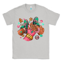 Moon Dust pink christmas black girl sneakers Classic Tee - RanaPortraitStore