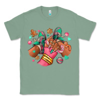 Sage pink christmas black girl sneakers Classic Tee - RanaPortraitStore