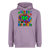 Lavender autism is my superpower ripped shirt Heavyweight Hoodie - Zillion Design Studio