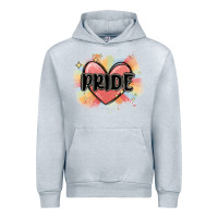 Heather Grey pride Urban Hoodie - MaliasSmallBusiness