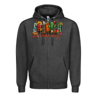 Charcoal Heather spanish teacher Zipper Hoodie - Zillion Design Studio