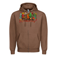 Chestnut spanish teacher Zipper Hoodie - Zillion Design Studio