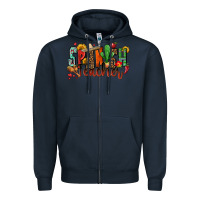 Navy spanish teacher Zipper Hoodie - Zillion Design Studio