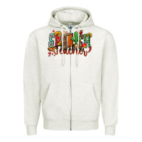 Oatmeal Heather spanish teacher Zipper Hoodie - Zillion Design Studio
