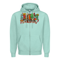Seafoam spanish teacher Zipper Hoodie - Zillion Design Studio