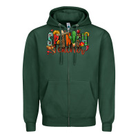 Sports Green spanish teacher Zipper Hoodie - Zillion Design Studio