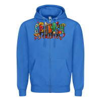 True Royal spanish teacher Zipper Hoodie - Zillion Design Studio