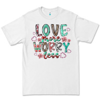 White love more worry less Premium Tee - RacoonDesign