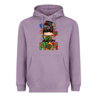 Lavender autism mom messy bun Heavyweight Hoodie - Zillion Design Studio