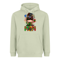Matcha autism mom messy bun Heavyweight Hoodie - Zillion Design Studio