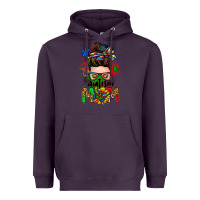 Plum autism mom messy bun Heavyweight Hoodie - Zillion Design Studio