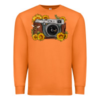 Carrot sunflower bee vintage camera Premium Sweatshirt - FaDigitalArtStudio
