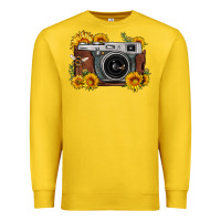Lemon sunflower bee vintage camera Premium Sweatshirt - FaDigitalArtStudio