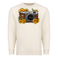 Sandshell sunflower bee vintage camera Premium Sweatshirt - FaDigitalArtStudio