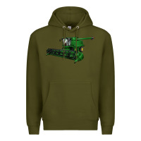 Army Green Harvester Premium Hoodie - LillyAllenDesigns