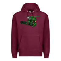 Burgundy Harvester Premium Hoodie - LillyAllenDesigns
