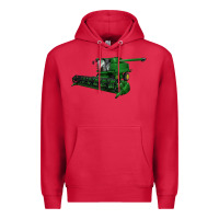 Cardinal Harvester Premium Hoodie - LillyAllenDesigns