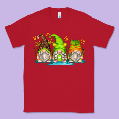Classic Tee frog gnomes